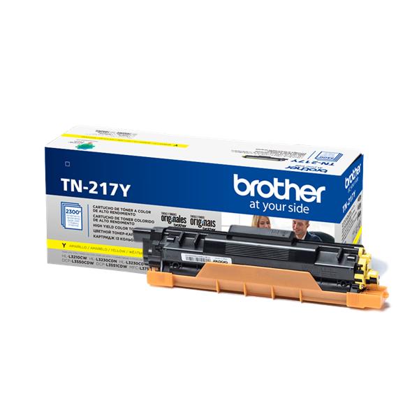  Brother TN-217Y Тонер-картридж для HL-L3230CDW/DCP-L3550CDW/MFC-L3770CDW жёлтый (2300 стр.)