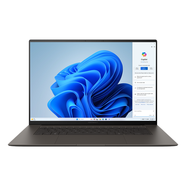 Ноутбук ASUS Zenbook S 16 UM5606WA-RK236W AMD Ryzen AI 9 HX 370 2.0GHzLPDDR5X 32GB 1TB PCIE G4 SSDRadeon 890M Graphics 16" OLED WQXGA+ BEND GLARE GG,400NITS 120Hz WIN11 HOME 1.20 kg Zumaia Gray