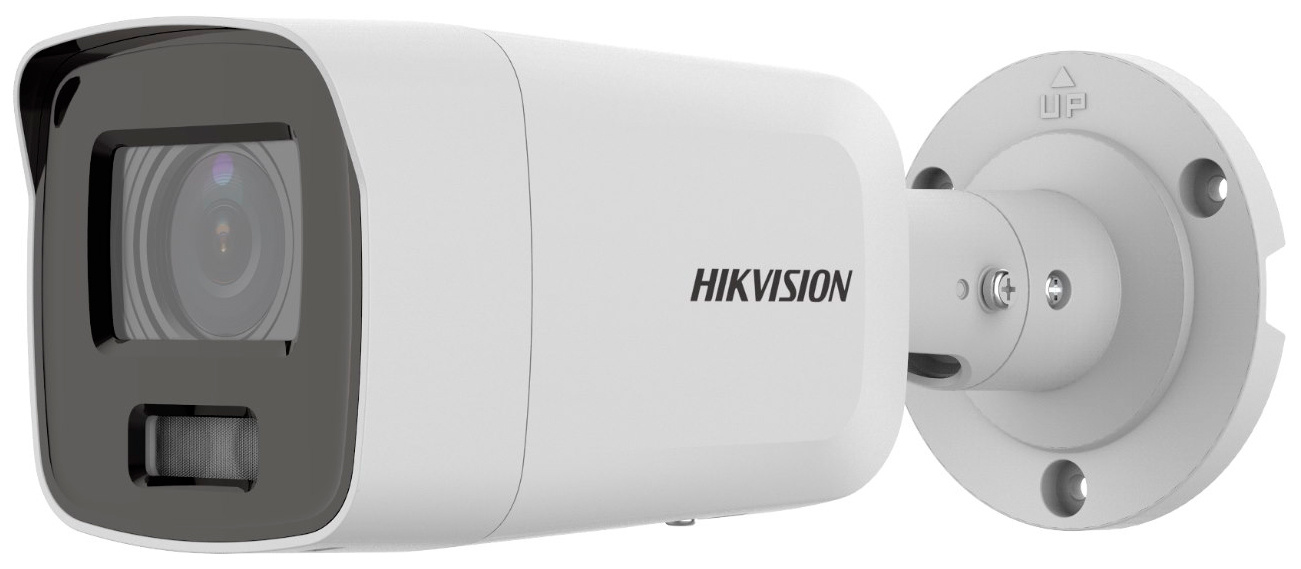Видеокамера Hikvision DS-2CD2087G2-LU(2.8mm)(C) 8Мп уличная цилиндрическая IP-камера с LED-подсветкой до 40м и технологией AcuSense1/1.2" Progressive Scan CMOS; объектив 2.8мм; угол обзора 102°;  0.0005лк@F1.0;