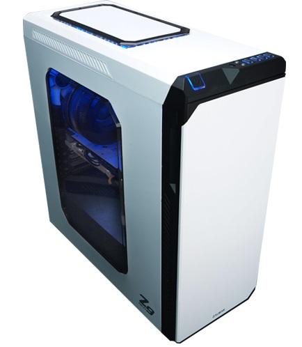  ZALMAN Z9 NEO PLUS, ATX, WHITE, WINDOW, 2x5.25", 4x3.5", 6x2.5", 2xUSB2.0, 2xUSB3.0, FRONT 2x120mm, REAR 1x120mm, TOP 2x120mm (незначительное повреждение коробки)