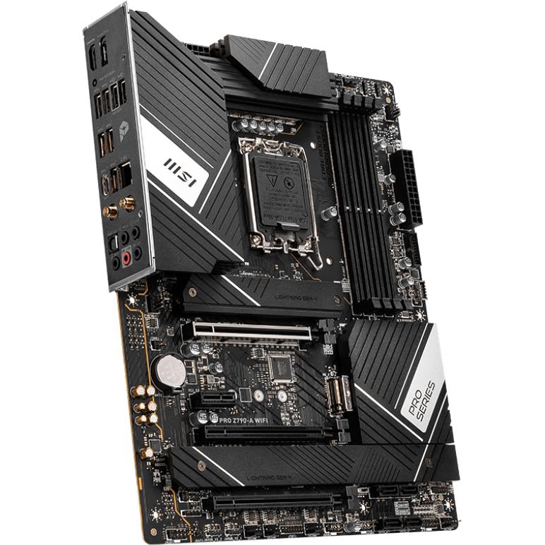 Материнская плата MSI PRO Z790-A WIFI WIFI LGA1700/4DDR5/3PCIEx16/1PCIEx1/4M.2/6SATA3/1USB3.2 Gen2X2/4USB3