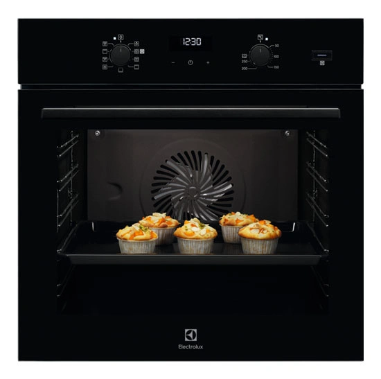 Встраиваемые электрические духовки ELECTROLUX/ Духовой шкаф с паром SteamBake, основной цвет - чёрный, утапливаемые переключатели, таймер отключения, отложенный старт, будильник, хромированные направляющие из нержавеющей Встраиваемые электрические духовки ELECTROLUX/ Духовой шкаф с паром SteamBake, основной цвет - чёрный, утапливаемые переключатели, таймер отключения, отложенный старт, будильник, хромированные направляющие из нержавеющей