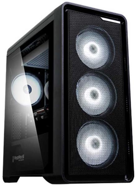 Корпус ZALMAN M3 PLUS RGB, MATX, BLACK, WINDOW, 2x3.5", 3x2.5", 1xUSB2.0, 1xUSB3.0, FRONT 3x120mm RGB, REAR 1x120mm (существенное повреждение коробки)