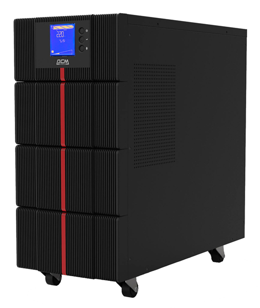 Источник бесперебойного питания Powercom MACAN, On-Line, 10000VA/10000W, Tower, IEC Terminal + IEC320 8*C13+2*C19, Serial+USB, SNMP Slot (1439708)