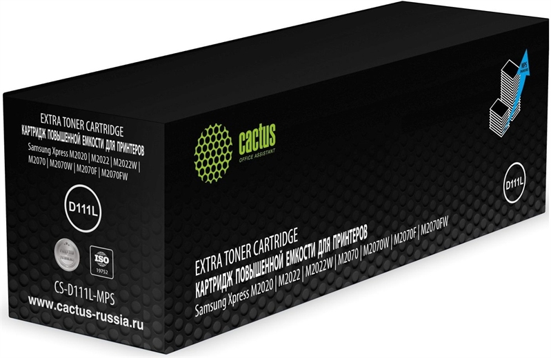 Картридж лазерный Cactus CS-D111L-MPS черный (3000стр.) для Samsung Xpress M2022, M2020, M2021, M2020W, M2070, M2070FW, M2071 , M2071FH, M2021W, M2022W, M2070F, M2070W, M2071F