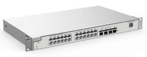 Коммутатор Reyee 24-Port 10G L2 Managed Switch, 24 Gigabit RJ45 Ports, 4  *10G SFP+ Slots,19-inch Rack-mountable Steel Case