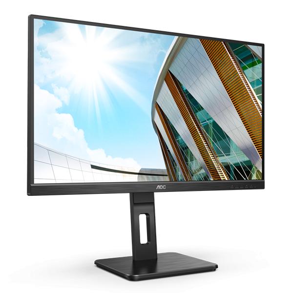 Монитор 27" AOC Q27P2CA 2560x1440 75Гц IPS LED 16:9 4ms HDMI DP 1xUSB-C/4xUSB3.2 50M:1 1000:1 178/178 300cd Tilt HAS Pivot Swivel Speakers 2*2W Black