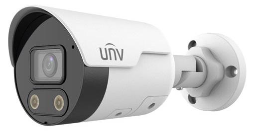 Камера Uniview Видеокамера IP цилиндрическая, 1/2.7" 4 Мп КМОП @ 30 к/с, ИК-подсветка и тревожная подсветка видимого спектра до 30м., LightHunter 0.003 Лк @F1.6, объектив 2.8 мм, WDR, 2D/3D DNR, Ultra 265, H