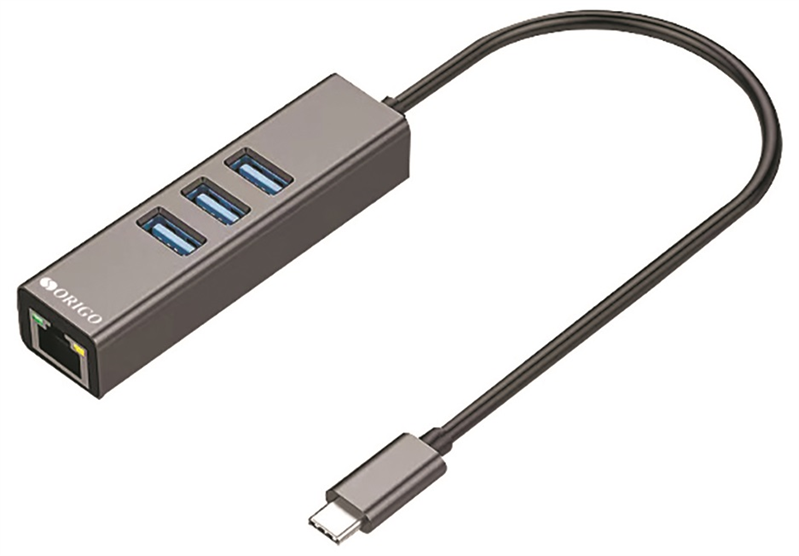 Сетевой адаптер ORIGO Сетевой адаптер USB-C, 3xUSB 3.0, 1x1000Base-T Сетевой адаптер ORIGO Сетевой адаптер USB-C, 3xUSB 3.0, 1x1000Base-T