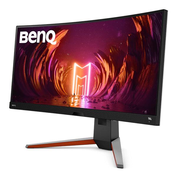 Монитор BENQ 34" EX3415R MOBIUZ Curvature 1900R IPS LED 3440x1440@144Hz 1(2)ms 21:9 400cd/m2 1000:1 178/178 2*HDMI DP 2*USB 3.0 USB -B Speaker 2W*2 HAS Swivel Tilt Flicker-free  Metallic Grey