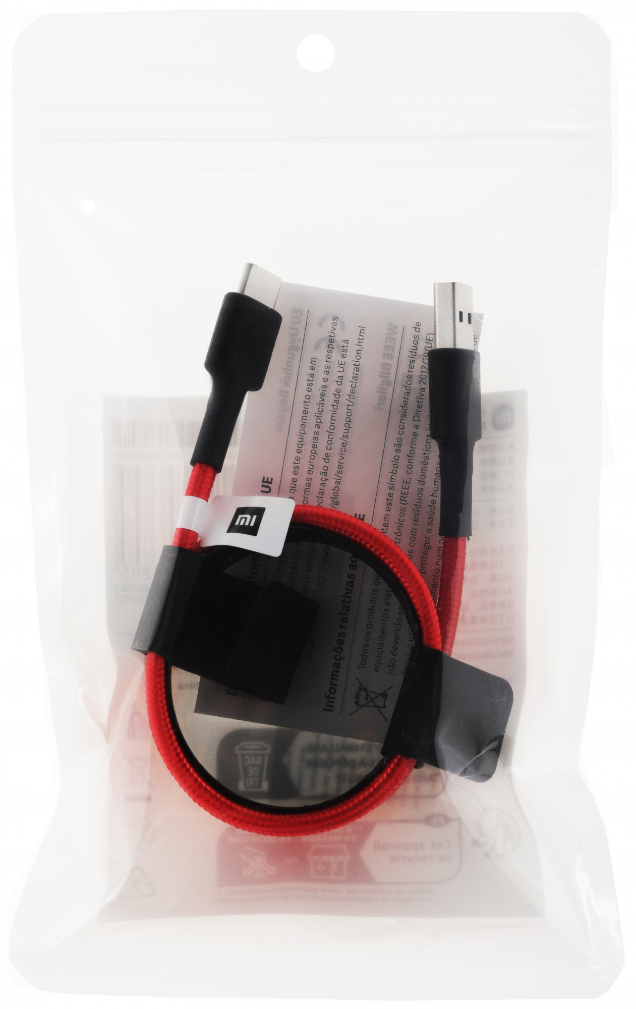 Кабели USB Xiaomi Кабель Xiaomi Mi Braided USB Type-C Cable 100см Red SJX10ZM (SJV4110GL) (703805)