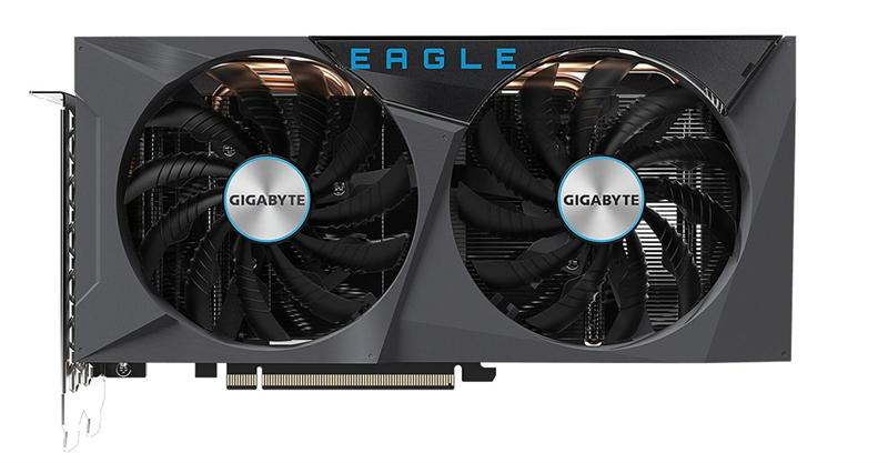 Видеокарта GIGABYTE RTX3060Ti EAGLE OC 8GB//RTX3060Ti, HDMI*2, DP*2, 8G,D6