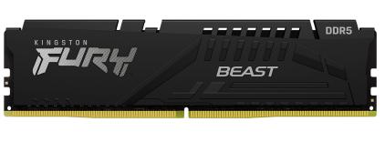Оперативная память Kingston DDR5 16GB 5600MT/s CL40 DIMM FURY Beast Black XMP