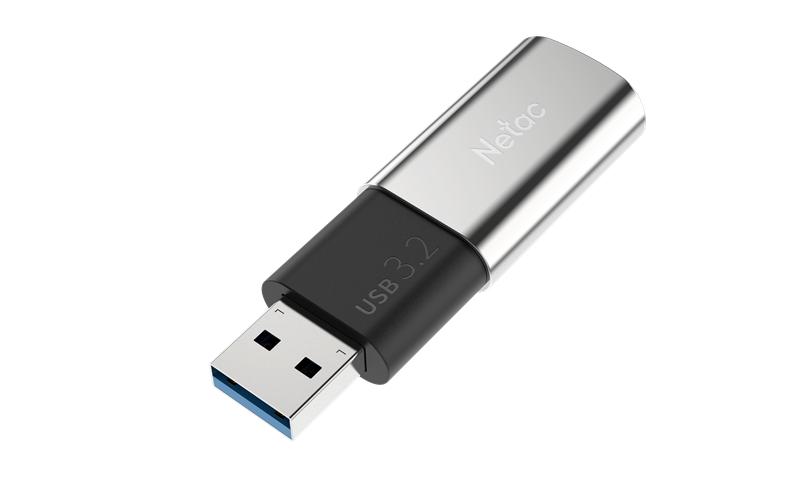 Носитель информации Netac US2 128GB USB3.2 Solid State Flash Drive, up to 530MB/450MB/s