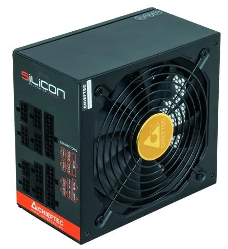 Блок питания Chieftec Silicon SLC-750C (ATX 2.3, 750W, 80 PLUS BRONZE, Active PFC, 140mm fan, Full Cable Management) Retail