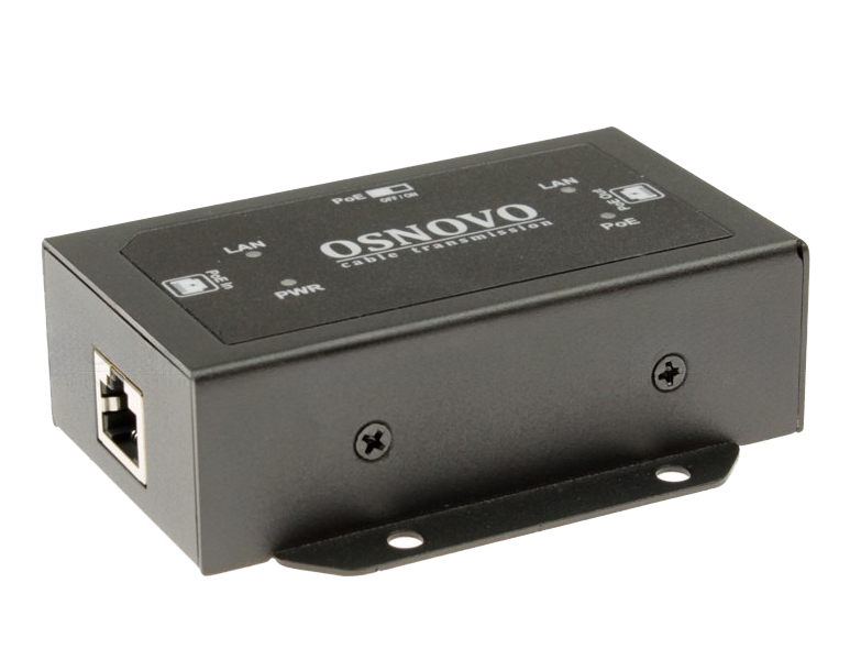 Удлинитель Ethernet+PoE OSNOVO E-PoE/2G(90W) PoE удлинитель 10M/100M/1000M Gigabit Ethernet до 700 метров со встроенной грозозащитой 6кВ. (потребуется 6 устройств). 70 Ватт на дистанции 100 метров, 3,8 Ватт на максимальной д Удлинитель Ethernet+PoE OSNOVO E-PoE/2G(90W) PoE удлинитель 10M/100M/1000M Gigabit Ethernet до 700 метров со встроенной грозозащитой 6кВ. (потребуется 6 устройств). 70 Ватт на дистанции 100 метров, 3,8 Ватт на максимальной д