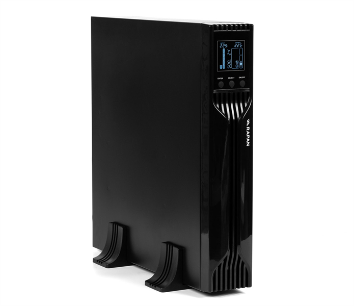 Источник бесперебойного питания (8958) Бастион RAPAN-UPS 1000 RACK+2x9Ah 1000ВА/700Вт 2U/Line-Interactive/АКБ 9Ачх2/220В/8хС13/1,5 л.г (RAPAN-UPS 1000-RACK-IN-2X9-E)