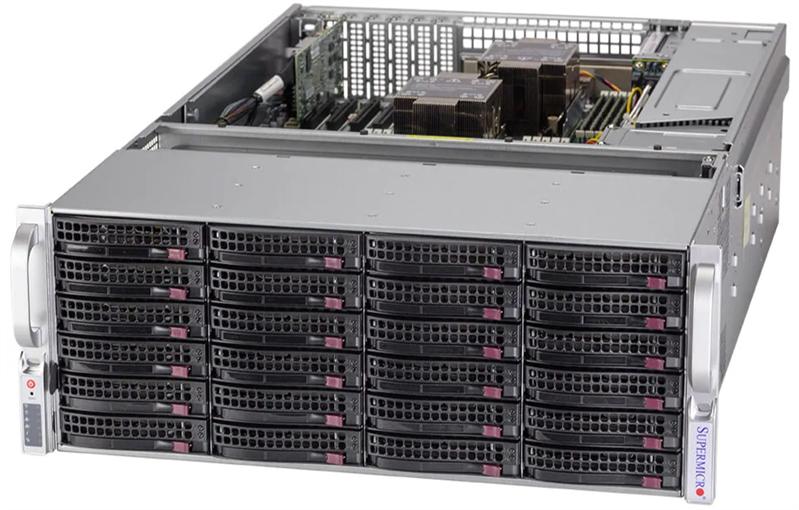 Серверная платформа Supermicro SuperStorage 4U Server 640P-E1CR36L noCPU(2)3rd Gen Xeon Scalable/TDP 120-270W/no DIMM(16)/ 3808LHBA HDD(36)LFF+ opt. 2SFF/ 2x10Gbe/ 4xLP/ 2x1600W