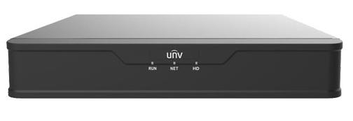  Uniview Видеорегистратор IP 8-ми канальный 4K; Входящий поток на запись до 64Мбит/с; Поддерживаемые форматы сжатия:  Ultra 265/H.265/H.264; Запись: разрешение до 4K; HDD: 1 SATA3 до 6Тб; декодирование