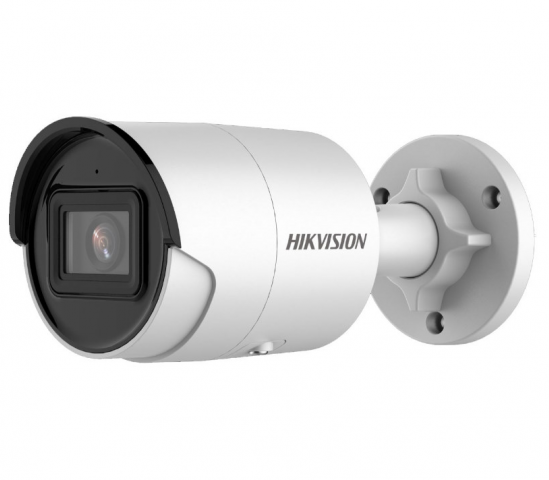 IP видеокамера,объектив 2.8мм,подсветка до 40м. Hikvision 2Мп цилиндр улица;1/2.7"CMOS;f2.8мм;0.005лк@F1.6;H.265(+)/H.264(+)/MJPEG;3D DNR,BLC,HLC,ROI,microSD 512Гб; 2микр;1 RJ45;DC12В/PoE;7,5Вт;-40+60;IP67;0.5кг