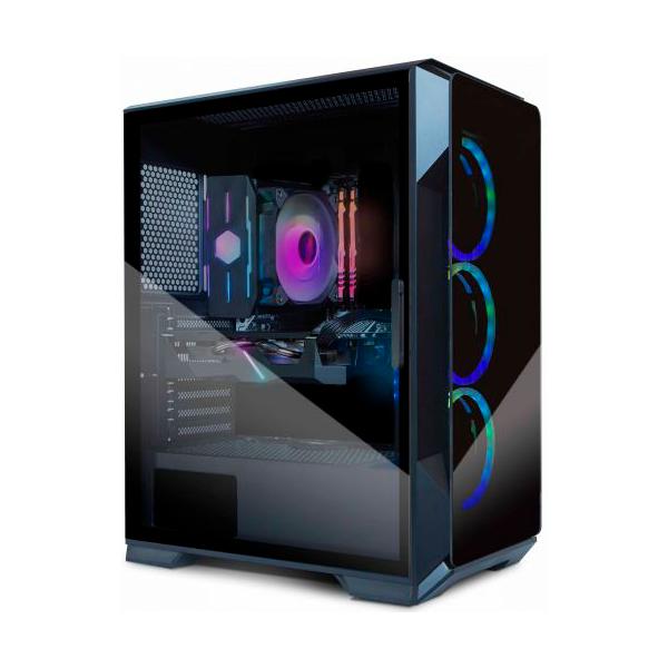 Корпус ATX Eurocase K520 без БП, RGB, USB 3.0