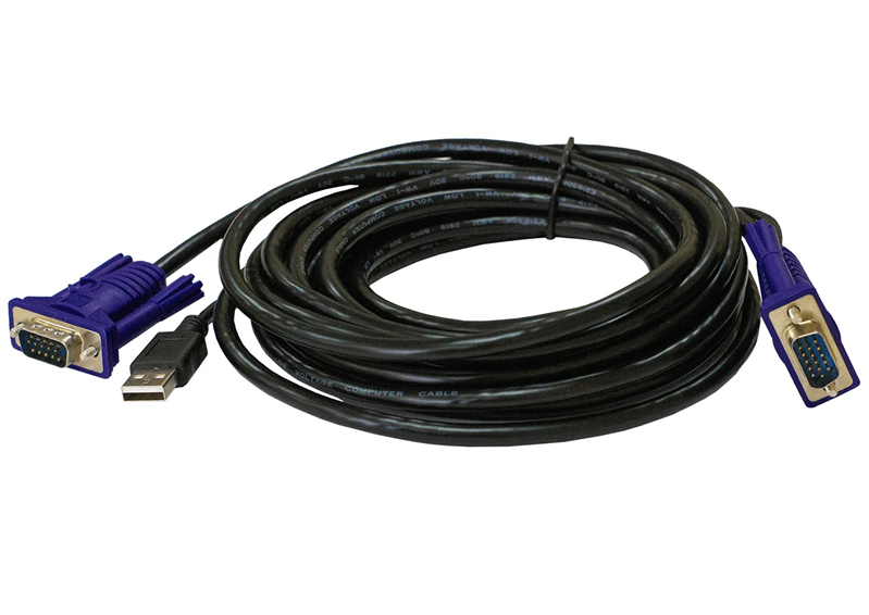 Кабель ORIGO Кабель KVM с разъемами VGA и USB, 3 м