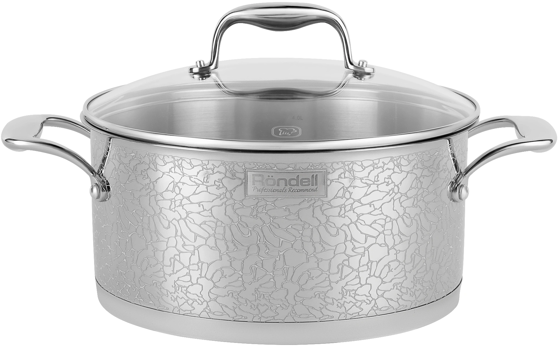 Кастрюля/ Кастрюля Rondell Vintage RDS-344 5л. d=24см (с крышкой) стальной