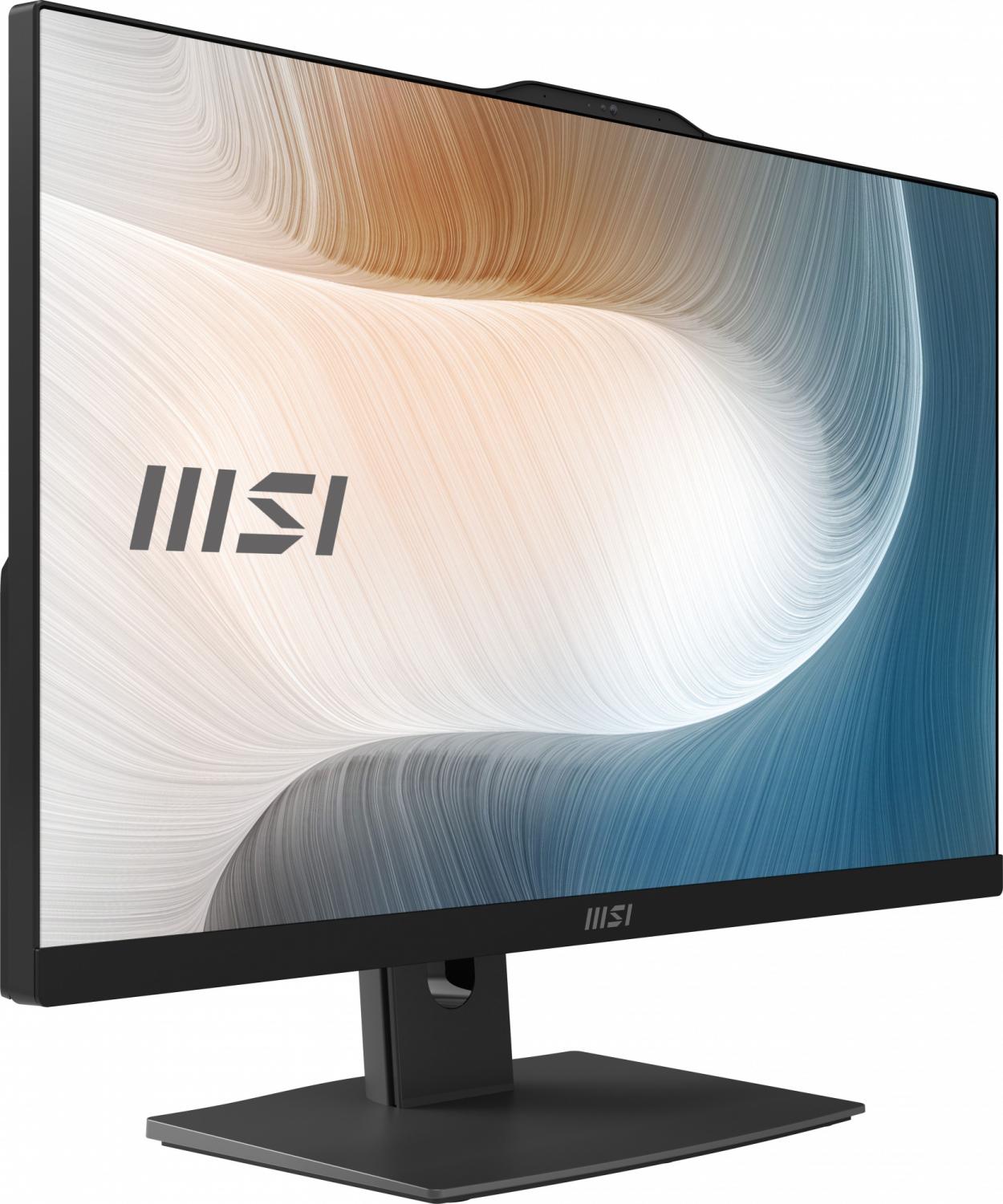 Моноблок MSI Pro Modern AM242P 12M AiO 23,8" FHD (1920x1080)IPS AG Non-touch, Core i5-1240P (1.7GHz), 16Gb DDR4(2x8Gb), 512GB SSD M.2, Intel UHD, WiFi, BT, camera, WirelessKB&mouse Eng/Rus, Win11Pro Rus,1y