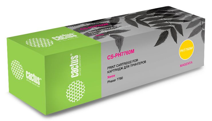 Картридж лазерный Cactus CS-PH7760Y 106R01162 желтый бар.в компл. (25000стр.) для Xerox Phaser 7760/7760dn/7760dx/7760dxf Картридж лазерный Cactus CS-PH7760Y 106R01162 желтый бар.в компл. (25000стр.) для Xerox Phaser 7760/7760dn/7760dx/7760dxf