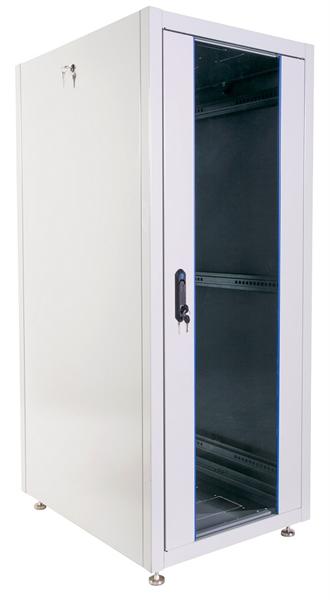  Шкаф телекоммуникационный напольный ЭКОНОМ 30U (600  800) дверь стекло, дверь металл