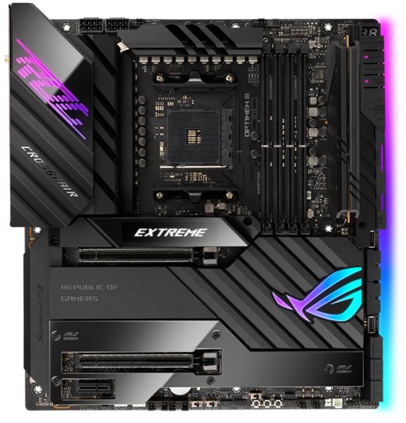 Материнская плата ASUS ROG CROSSHAIR VIII EXTREME, Socket AM4, X570, 4*DDR4, SLI+CrossFireX, SATA3 + RAID, Audio, Gb LAN, USB 3.2*16, USB 2.0*2, eATX ; 90MB1860-M0EAY0