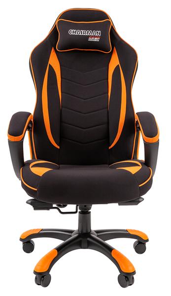 Офисное кресло Chairman   game 28  Россия ткань черный/оранжевый