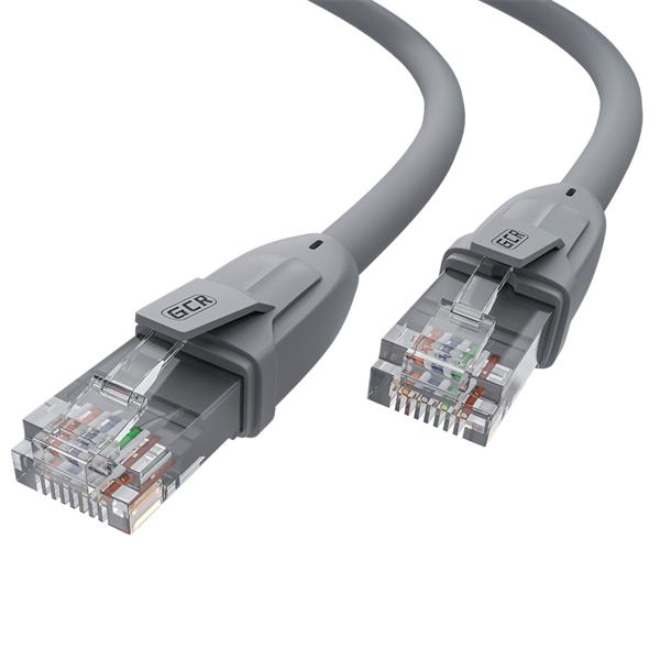  GCR Патч-корд  1.0m, кат.6, прямой, UTP, серый, 24 AWG, литой, ethernet high speed, RJ45, T568B (LNC610)