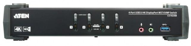 Квм переключатель ATEN 4P USB 3 4K DisplayPort MST KVMP Switch