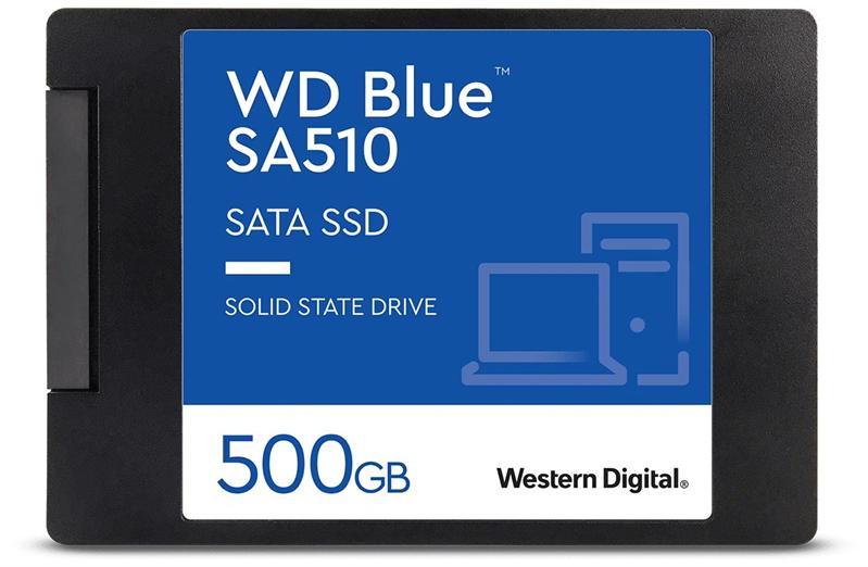 Твердотельный накопитель Western Digital SSD BLUE 500Gb SATA 2,5”/7мм 3D NAND WDS500G3B0A (аналог WDS500G2B0A), 1 year