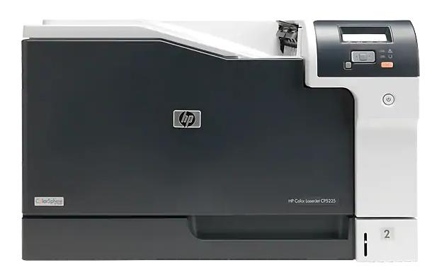Принтер HP Color LaserJet Professional CP5225n (A3, 600dpi, 20(20)ppm, 192Mb, 2trays 250+100, USB/LAN) (незначительное повреждение коробки)