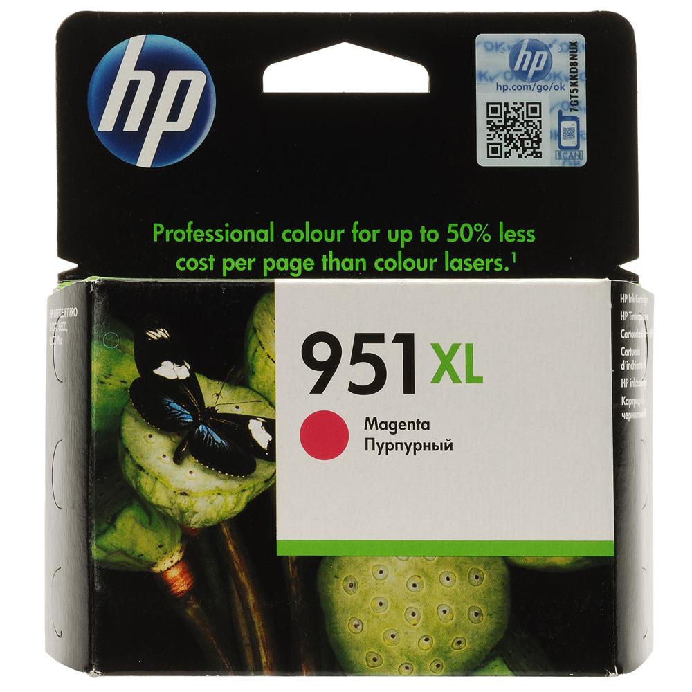 Картридж Cartridge HP 951XL для Officejet Pro 8100/ 8600, пурпурный , 16 мл (закончилась гарантия HP)