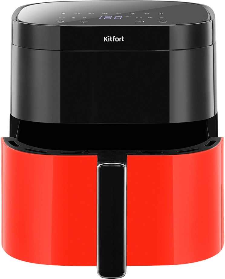 Аэрогриль Kitfort КТ-2291 5.7л 1700Вт красный/черный Аэрогриль Kitfort КТ-2291 5.7л 1700Вт красный/черный
