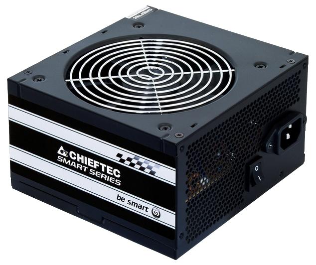 Блок питания Chieftec PSU GPS-500A8 500W Smart ser ATX2.3 230V Brown Box 12cm 80%+ Fan Active PFC 20+4, 8(4+4)p,8(6+2)p, 4xSATA, 2xMolex+Floppy