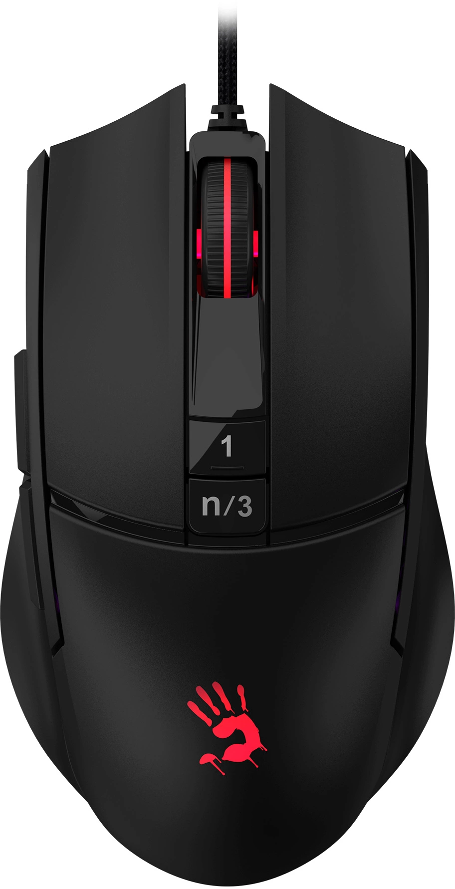 Мышь A4Tech Bloody L65 Max черный оптическая 12000dpi USB 6but (L65 MAX/STONE BLACK)