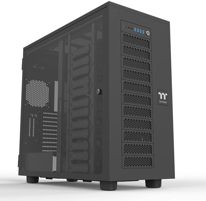 Корпус Thermaltake AX700 Glass черный без БП XL-ATX 18x120mm 18x140mm 2x200mm 4xUSB3.0 audio bott PSU