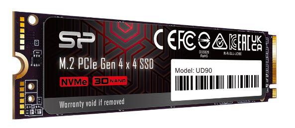 Твердотельный накопитель Solid State Disk Silicon Power UD90 500Gb PCIe Gen4x4 M.2 PCI-Express (PCIe) SP500GBP44UD9005