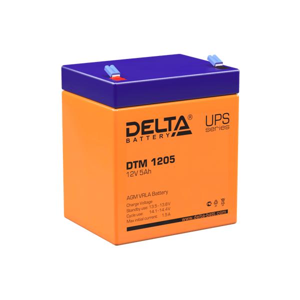  Delta Аккумуляторная батарея для ИБП DTM 1205 (12V/5Ah)
