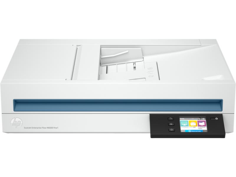 Сканер HP ScanJet Enterprise Flow N6600 fnw1 Network Scanner NEW (CIS, A4, 600x1200 dpi, 24bit, ADF 100 sheets, Duplex, 50 ppm/100 ipm, USB 3.0, Ethernet 10/100/1000 Base-T, Wi-Fi Direct)