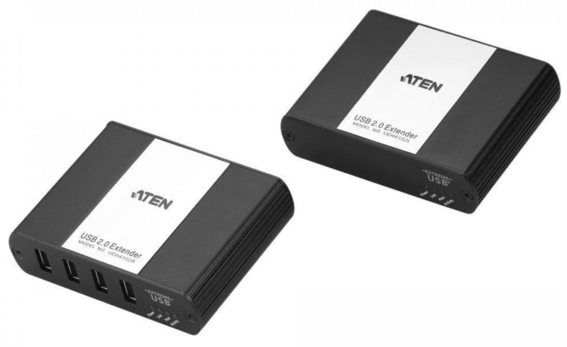 Удлинитель ATEN 4-Port USB 2.0 Cat 5 Extender over LAN Удлинитель ATEN 4-Port USB 2.0 Cat 5 Extender over LAN