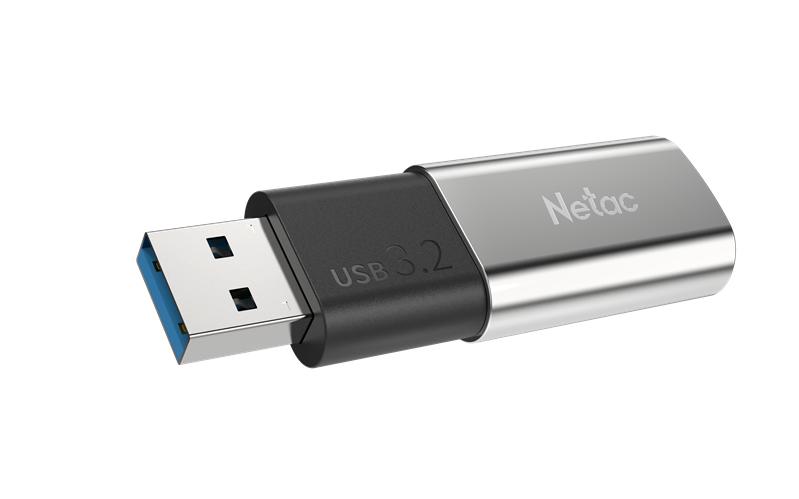 Носитель информации Netac US2 128GB USB3.2 Solid State Flash Drive, up to 530MB/450MB/s