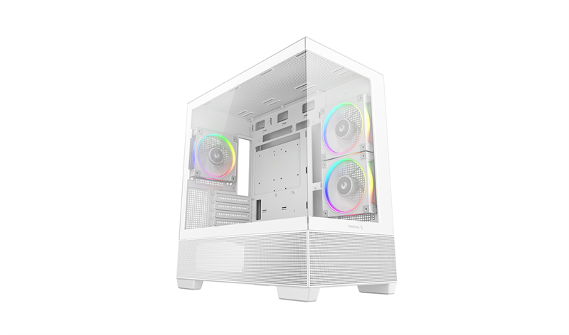 корпус Deepcool CG380 3F WH без БП, боковое окно (панорама), 3x120mm ARGB PWM вентилятора, белый, mATX (R-CG380-WHAGM3-G) корпус Deepcool CG380 3F WH без БП, боковое окно (панорама), 3x120mm ARGB PWM вентилятора, белый, mATX (R-CG380-WHAGM3-G)