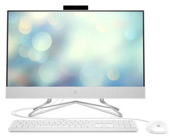 Моноблок HP 24-df1059ny Touch 23.8" FHD(1920x1080) Core i5-1135G7, 4GB DDR4 3200 (1x4GB), HDD 1Tb, Intel Internal Graphics, noDVD, kbd(eng)&mouse wired, HD Webcam, Snow White,FreeDOS, 1Y Wty