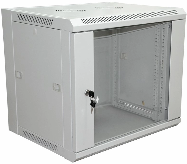 Шкаф коммутационный Rexant Pro (04-2220) настенный 6U 600x600мм пер.дв.стекл без задн.дв. 90кг серый Шкаф коммутационный Rexant Pro (04-2220) настенный 6U 600x600мм пер.дв.стекл без задн.дв. 90кг серый