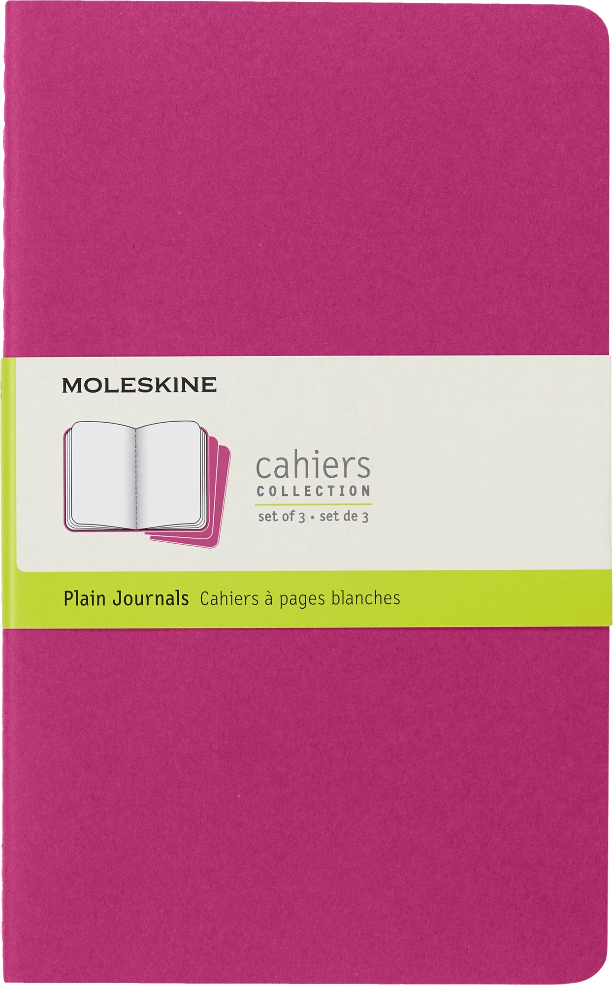Блокнот Moleskine CAHIER JOURNAL CH018D17 Large 130х210мм обложка картон 80стр. нелинованный розовый неон (3шт) Блокнот Moleskine CAHIER JOURNAL CH018D17 Large 130х210мм обложка картон 80стр. нелинованный розовый неон (3шт)